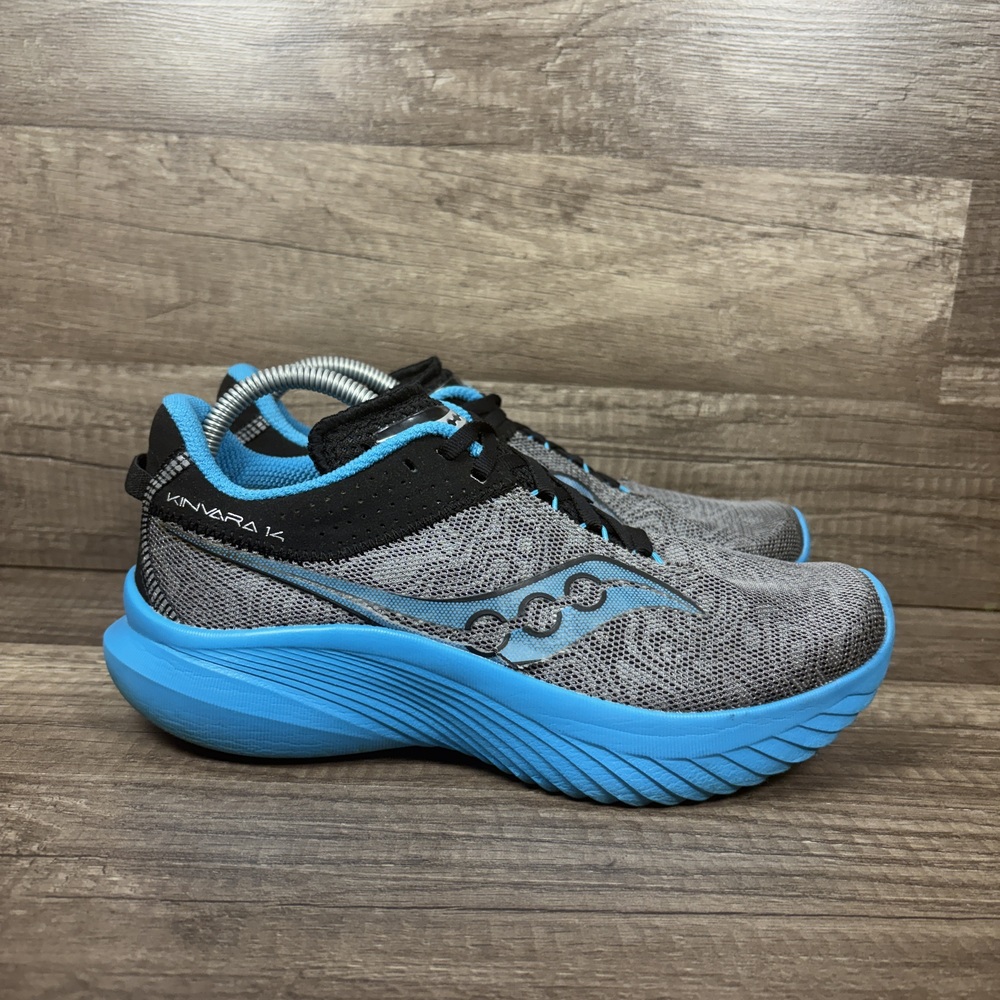 Saucony Kinvara 14 Gray Blue Womens US Size 7.5 EUR 38.5 S10823-60 Running Shoes